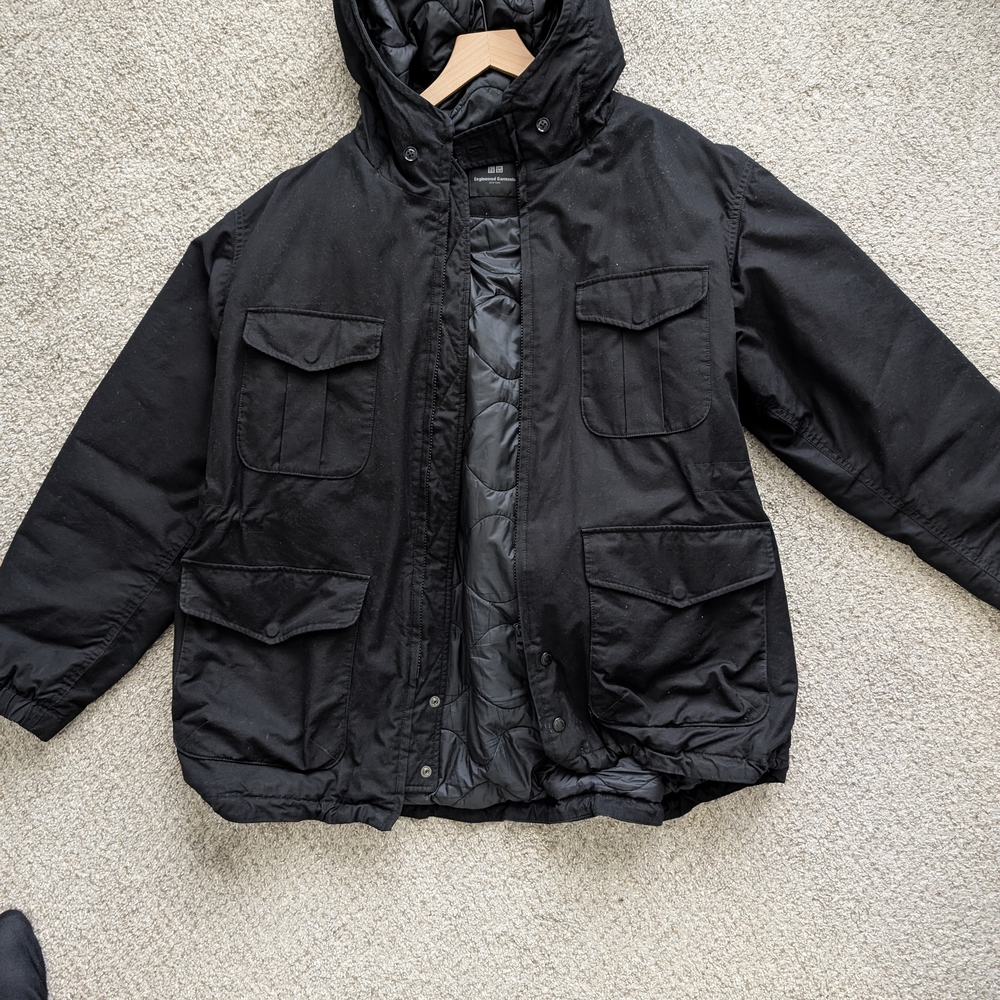 Black Hooded Jacket